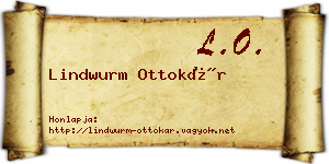 Lindwurm Ottokár névjegykártya